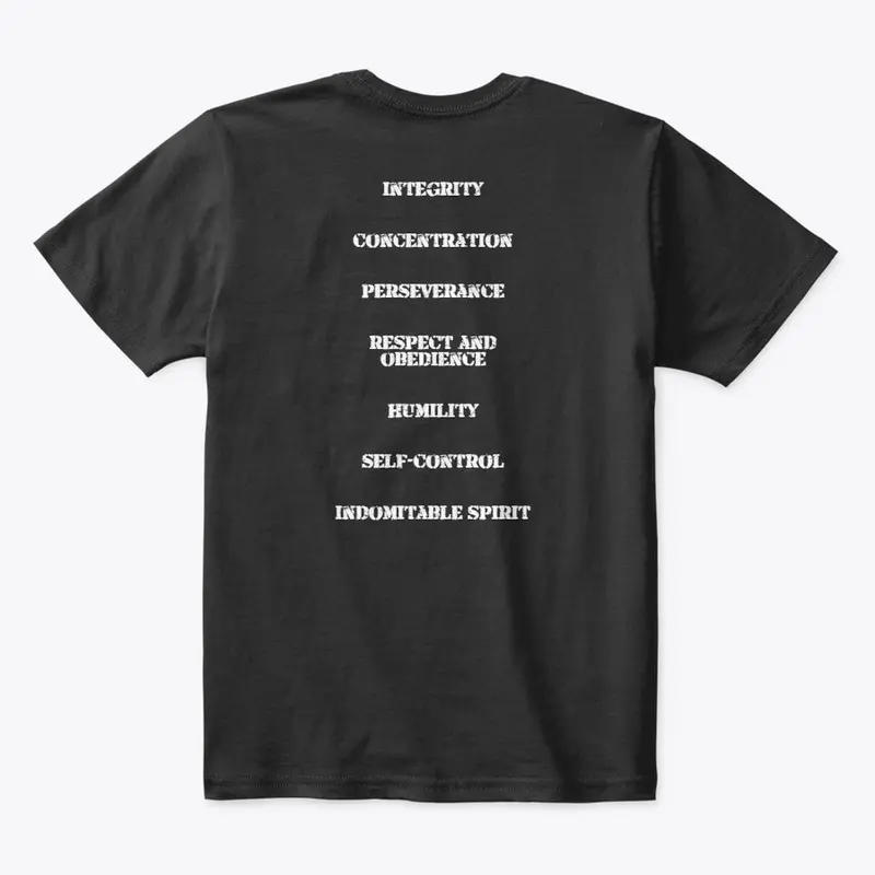 Kids t-shirt Black only tenets on back